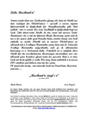 Musikant'n ziagt's o