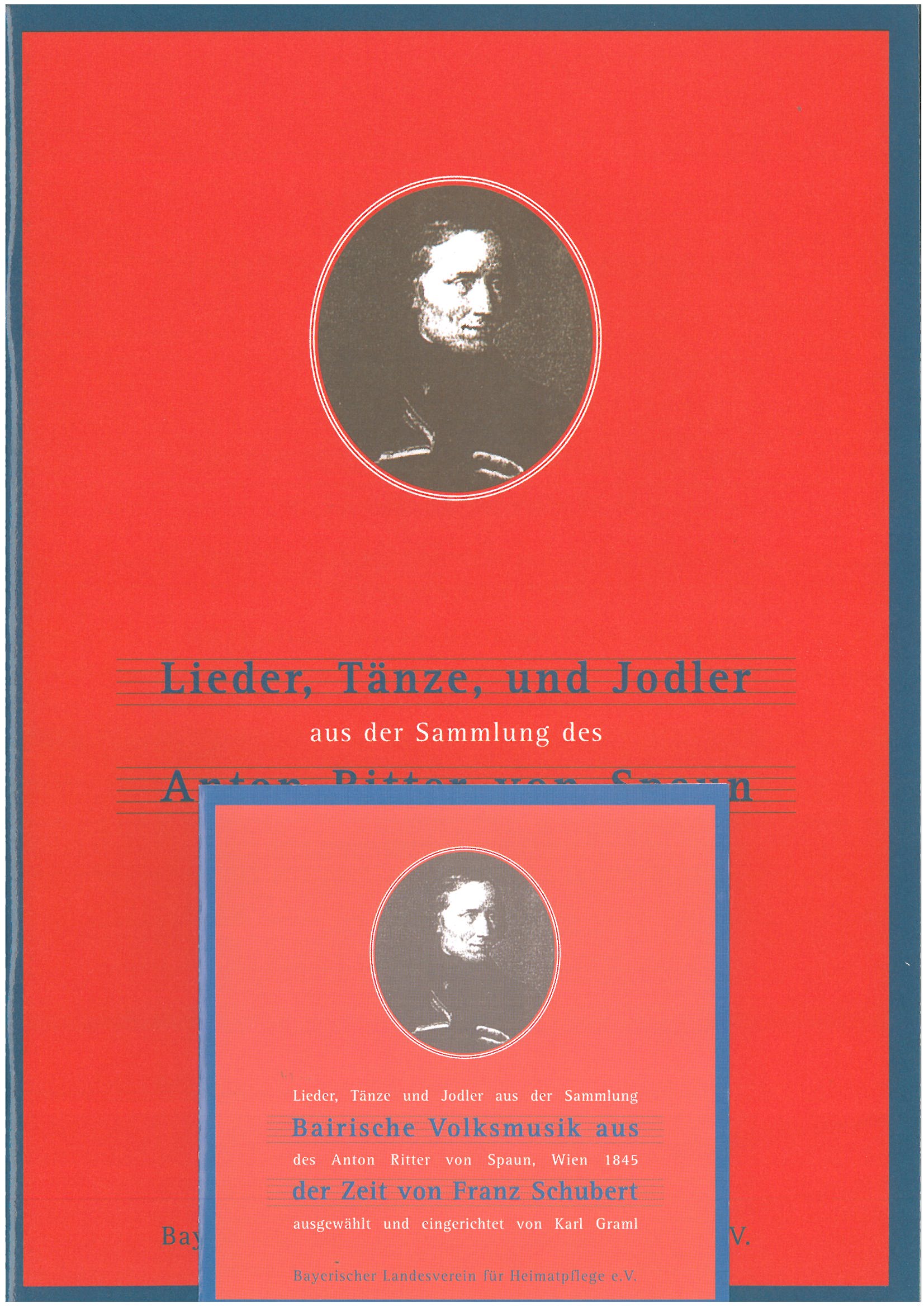 Set: Notenheft und CD "Lieder, Tänze und Jodler aus der Sammlung Spaun"