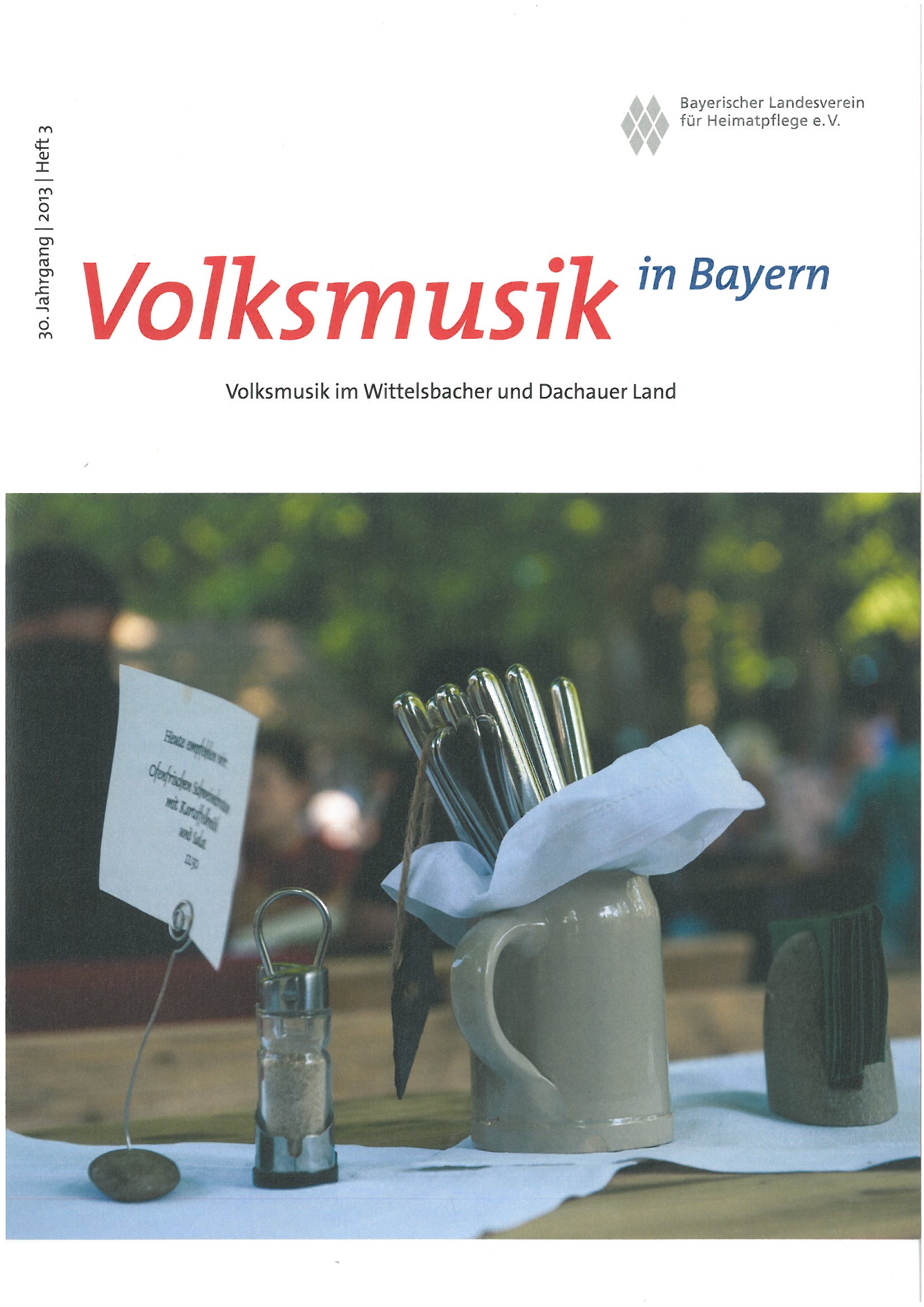Volksmusik in Bayern 2013, Heft 3