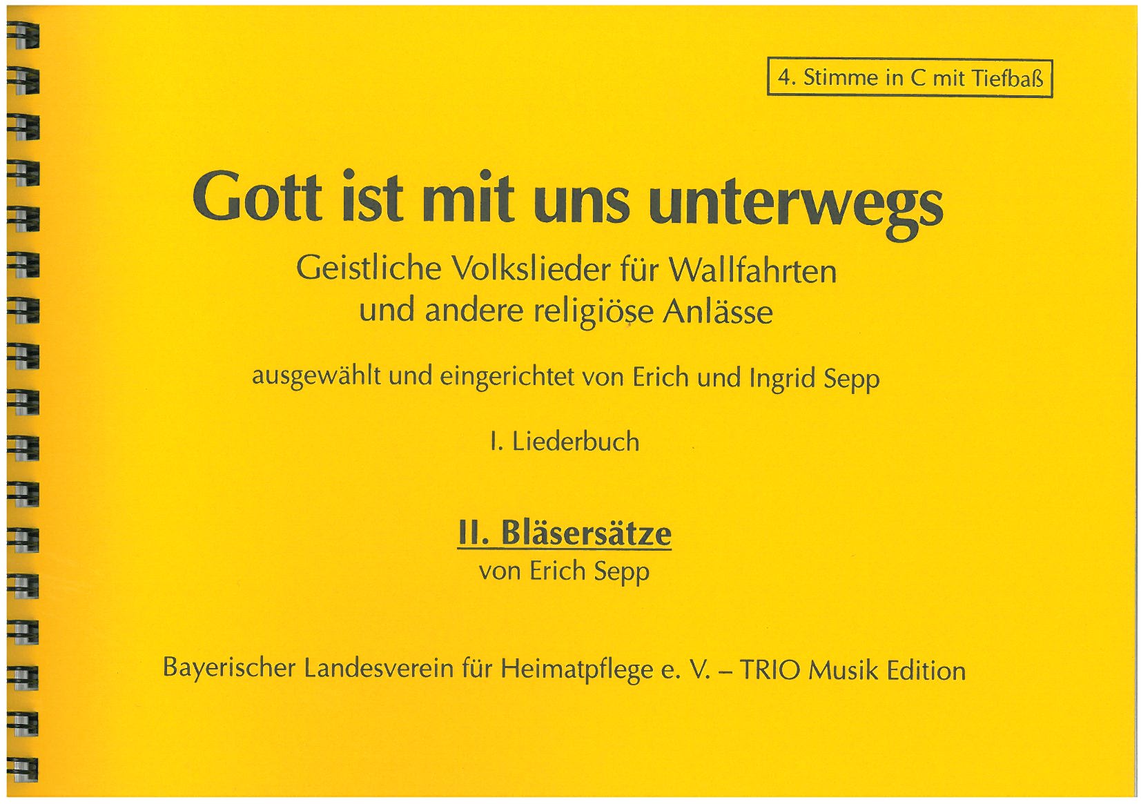 Gott ist mit uns unterwegs - 4. Stimme in C