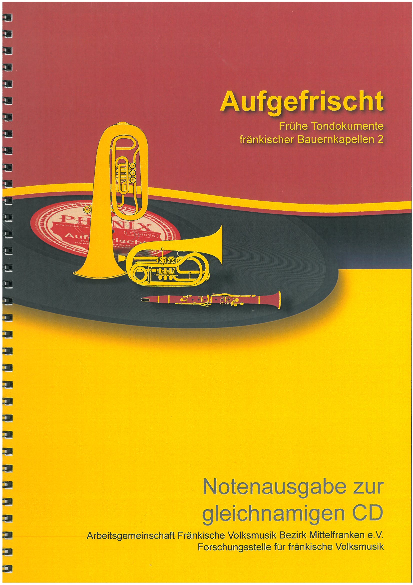 Aufgefrischt. Notenheft