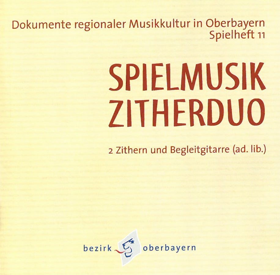 CD Spielmusik. Zitherduo. 2 Zithern und Begleitgitarre