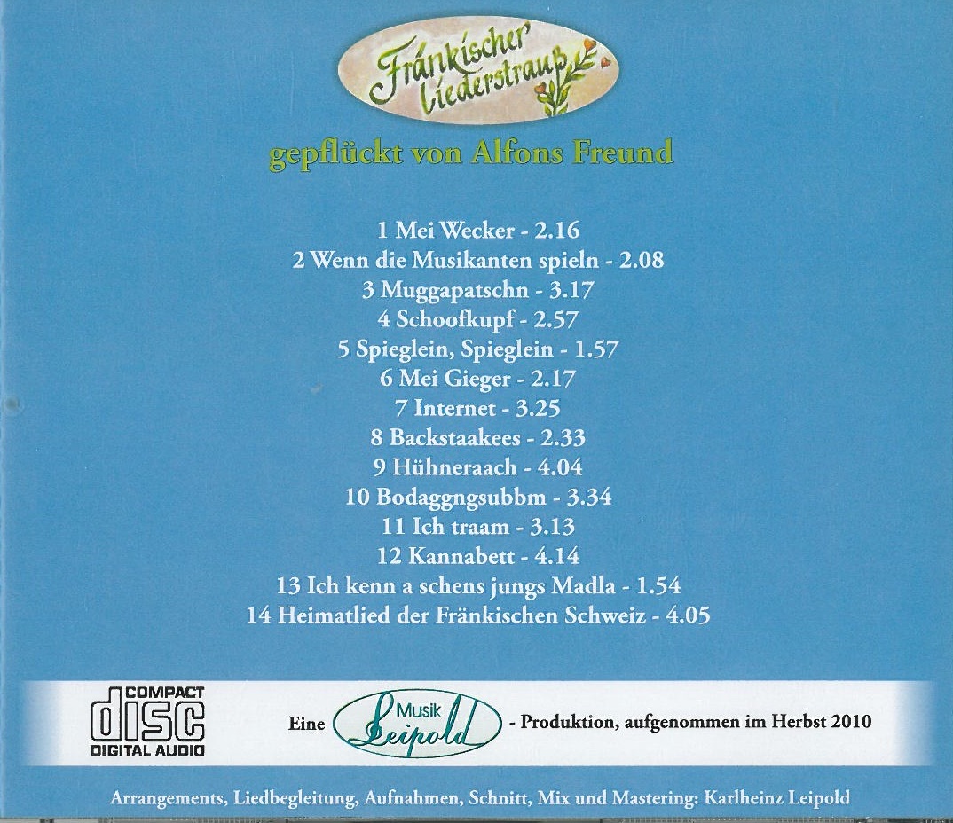 CD "Fränkischer Liederstrauß"