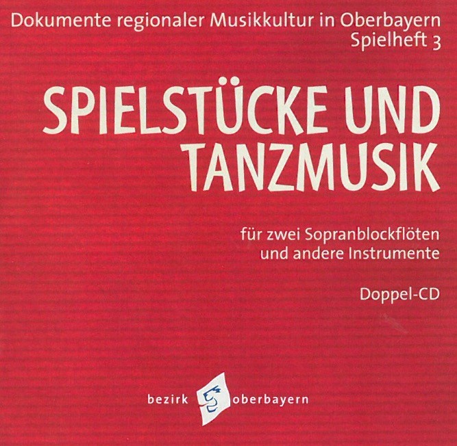 CD Spielstücke und Tanzmusik für zwei Sopranblockflöten und andere Instrumente.
