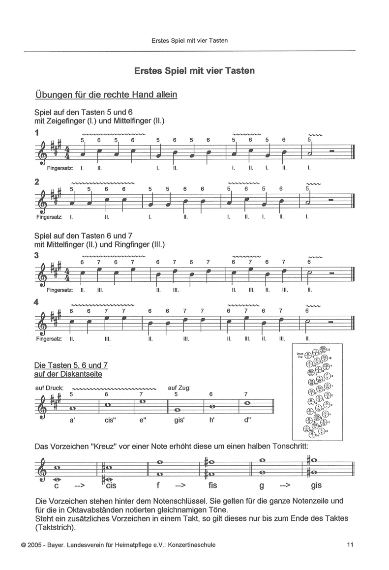 Konzertinaschule Band I
