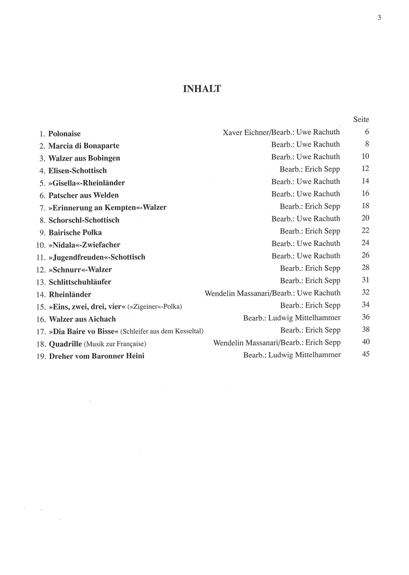 Gschpielt ond bloasa, Heft 2 - kompletter Satz