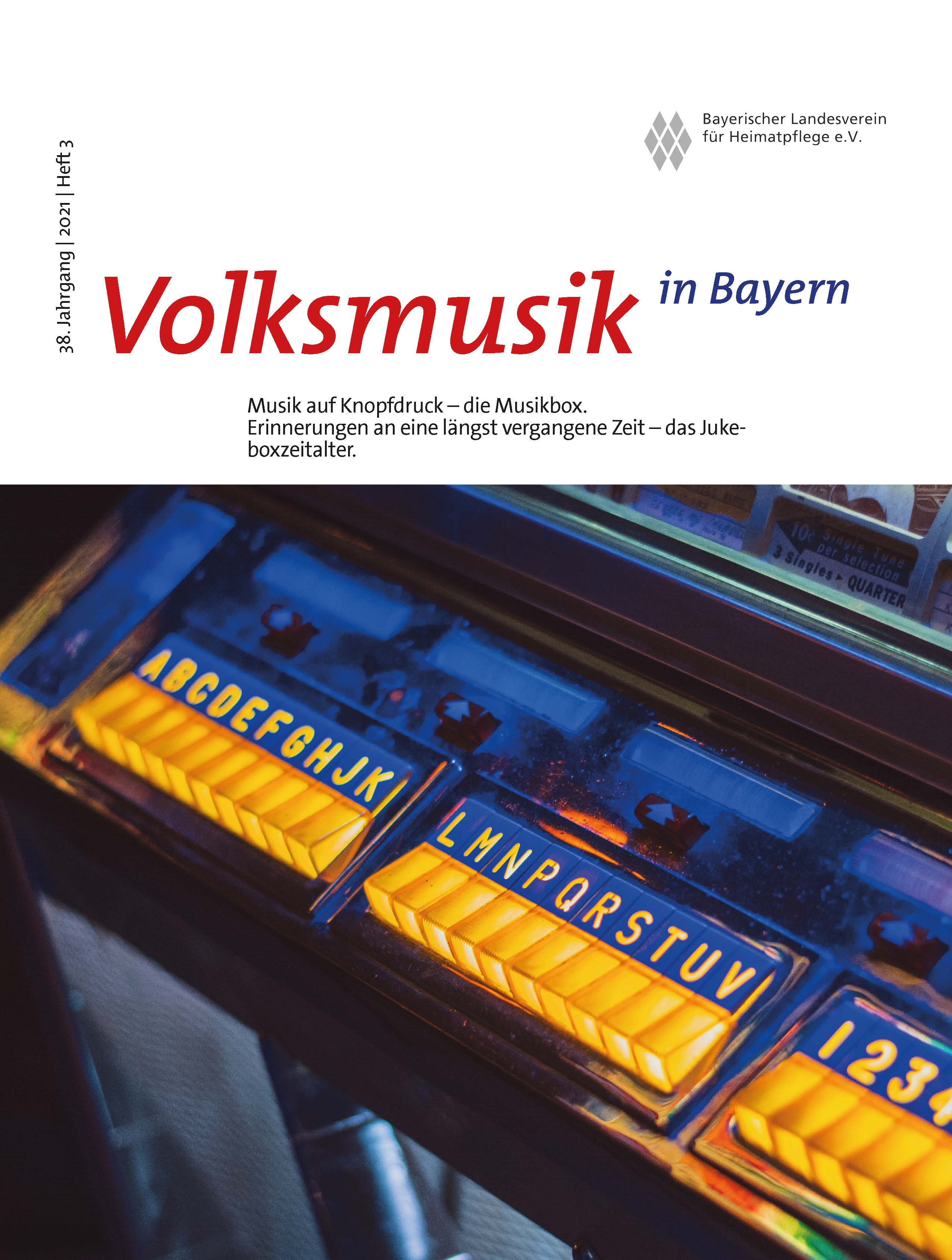 Volksmusik in Bayern 2021, Heft 3