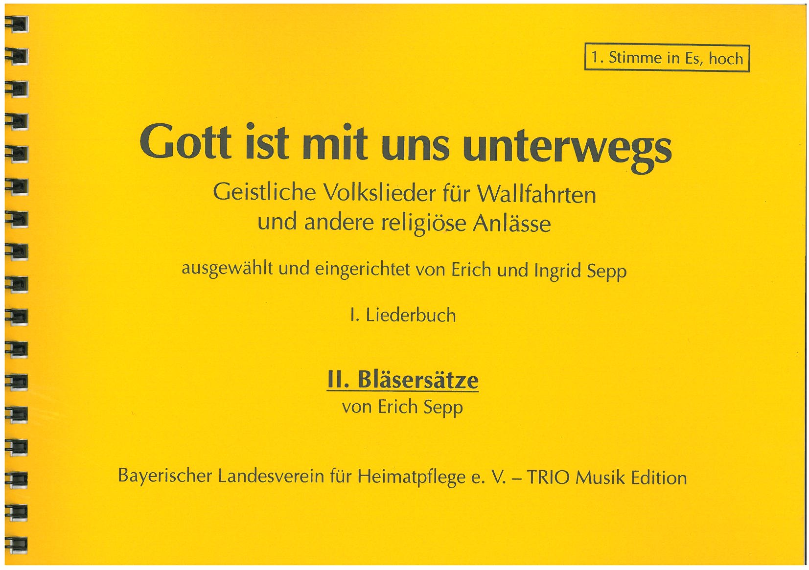 Gott ist mit uns unterwegs - Einzelstimme 1. Stimme in Es,