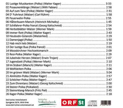 CD Steirische Tonspuren, Kapelle Kager