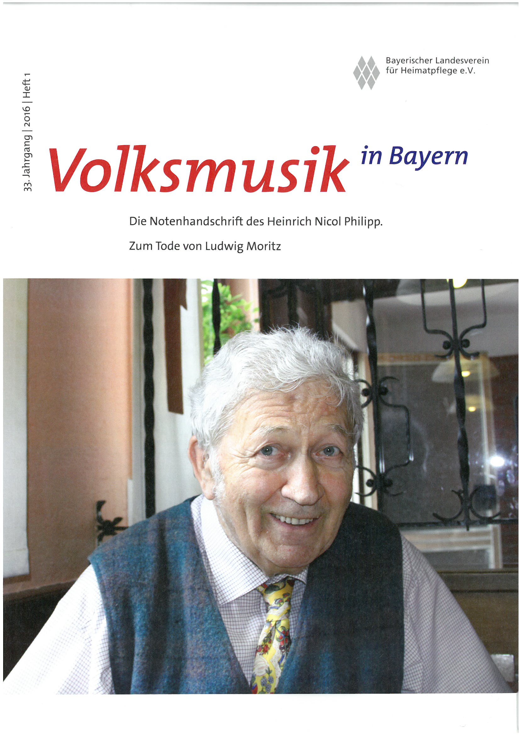 Volksmusik in Bayern 2016, Heft 1
