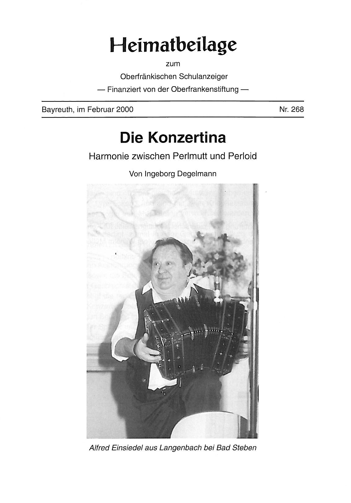 "Die Konzertina - Harmonie zwischen Perlmutt und Perloid"