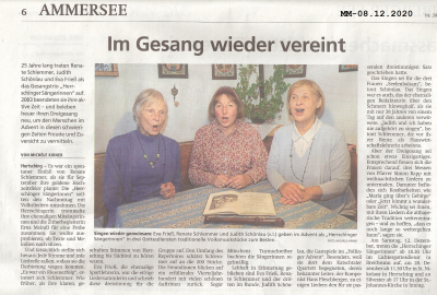 CD Herrschinger Sängerinnen, Alpenländische Lieder durch's Jahr
