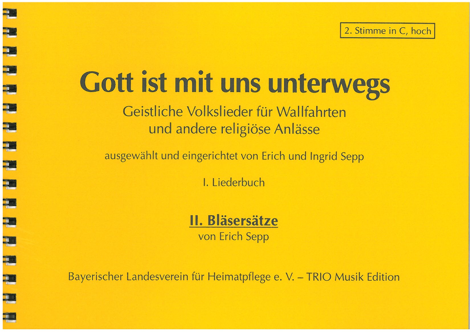 Gott ist mit uns unterwegs - 2. Stimme in C, hoch