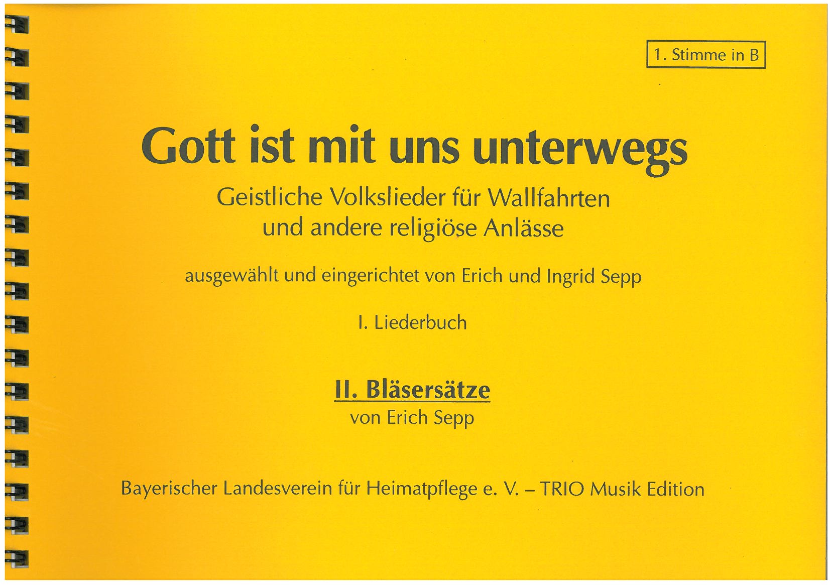 Gott ist mit uns unterwegs - 1. Stimme in B