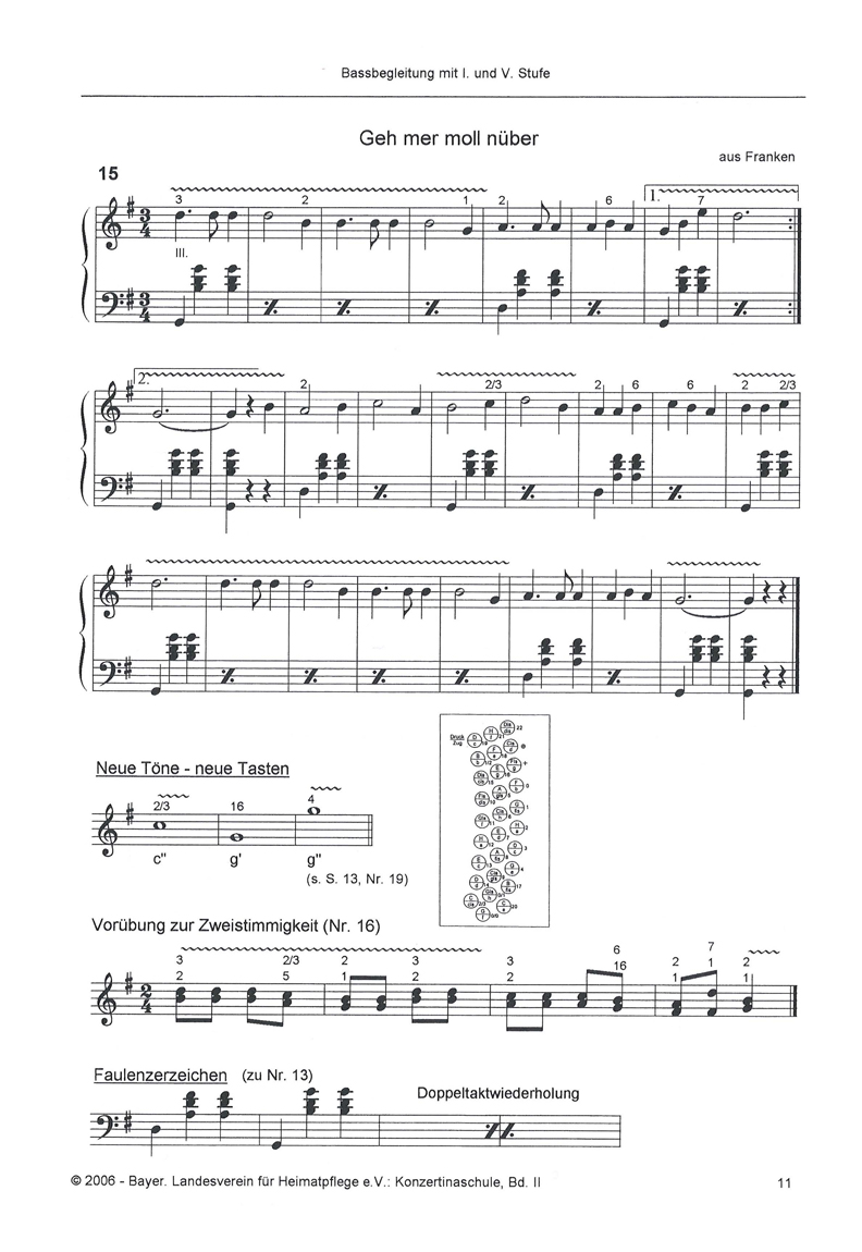 Konzertinaschule Band II