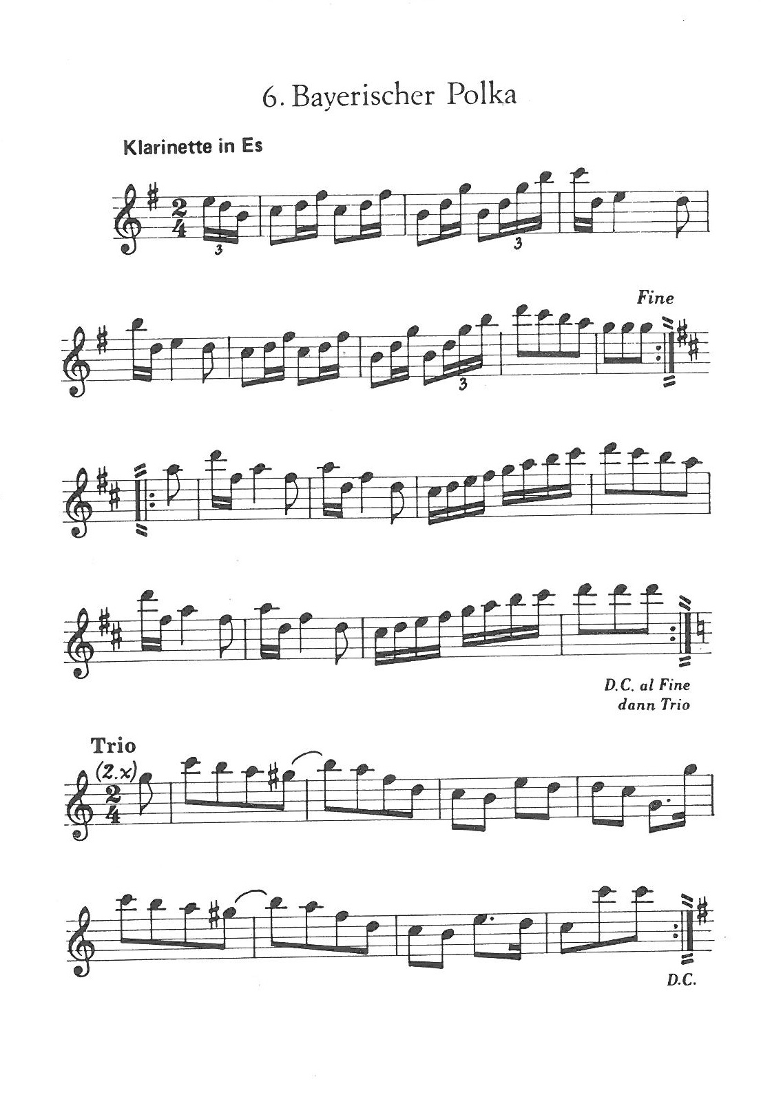Tanzmelodien aus Bayern für Blasmusik. Heft 06 - Bayerischer Polka