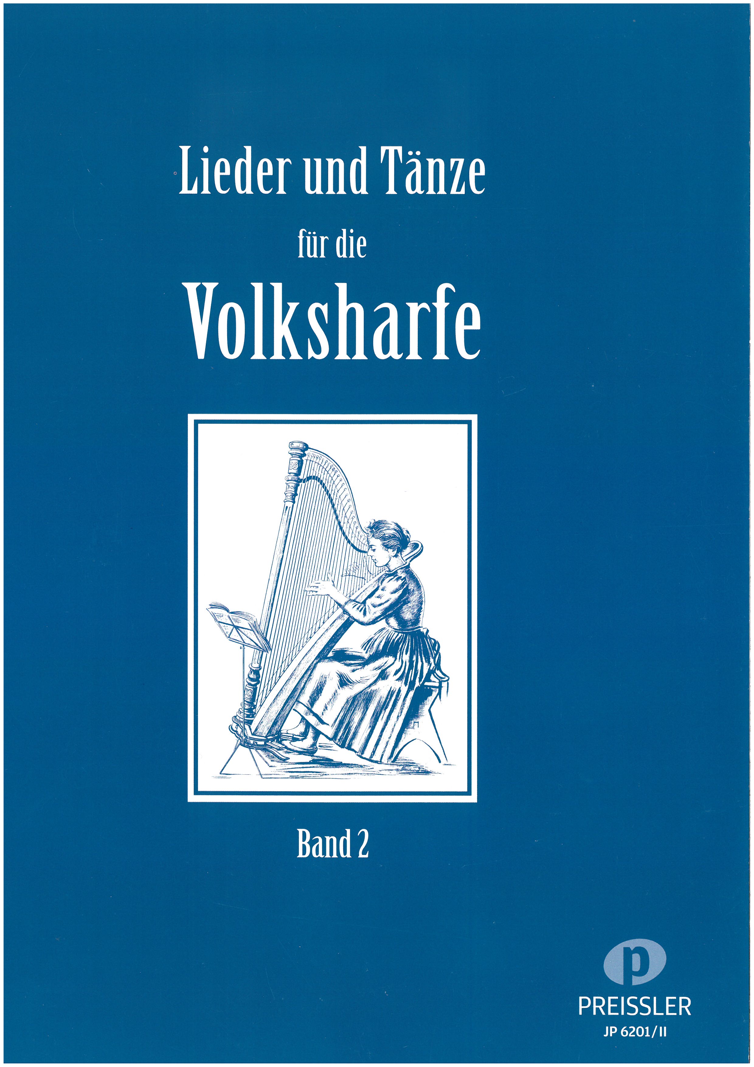 Lieder und Tänze für die Volksharfe - Band 2
