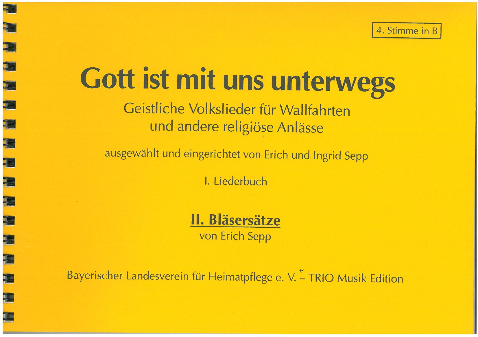 Gott ist mit uns unterwegs - 4. Stimme in B