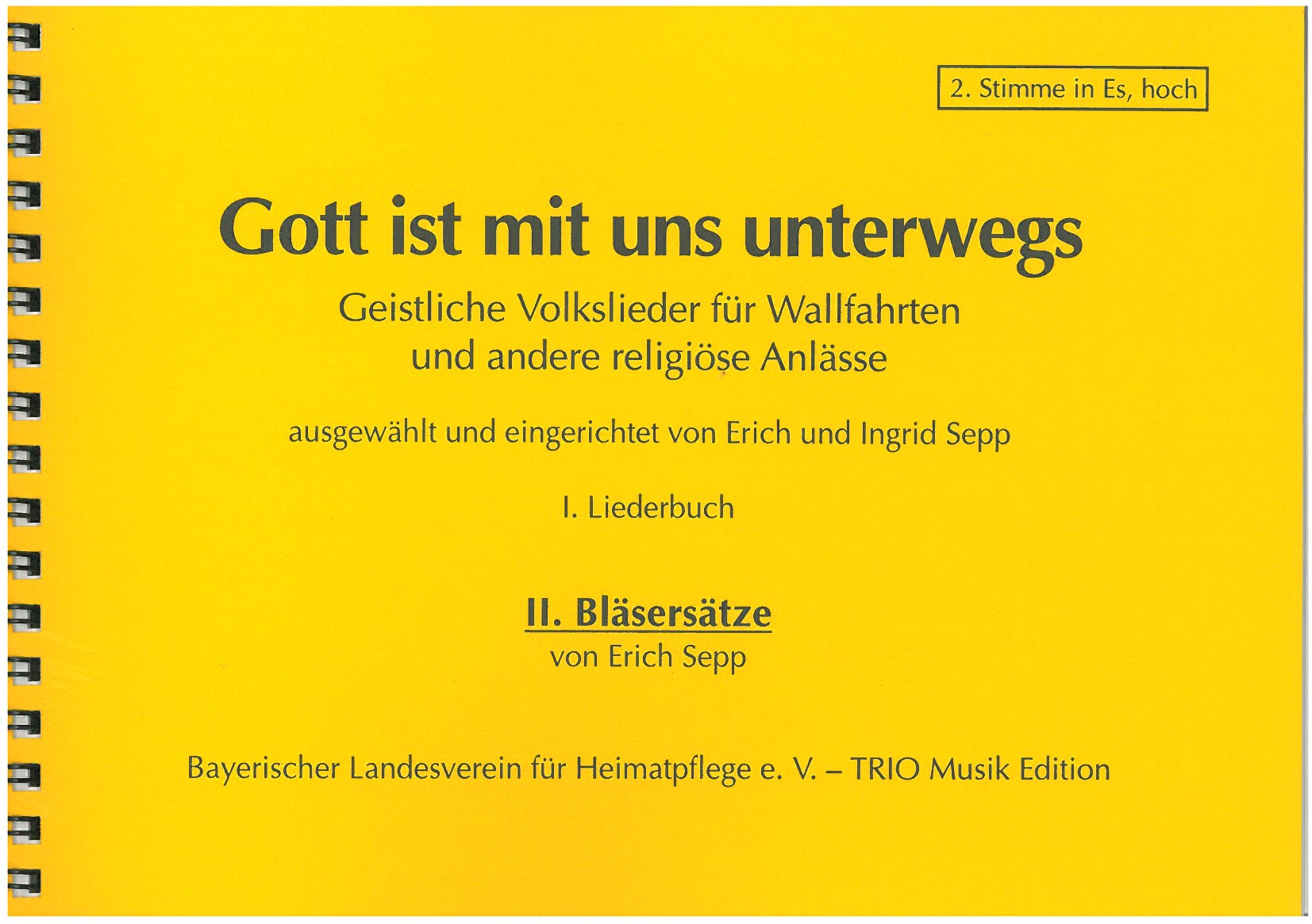 Gott ist mit uns unterwegs - 2. Stimme in Es, hoch