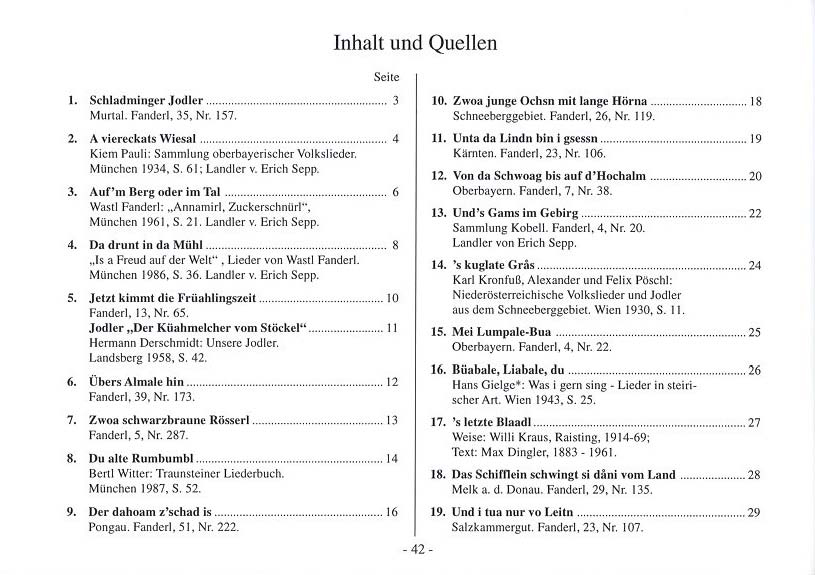A schöne Weis', die blas' i gern, Heft 4