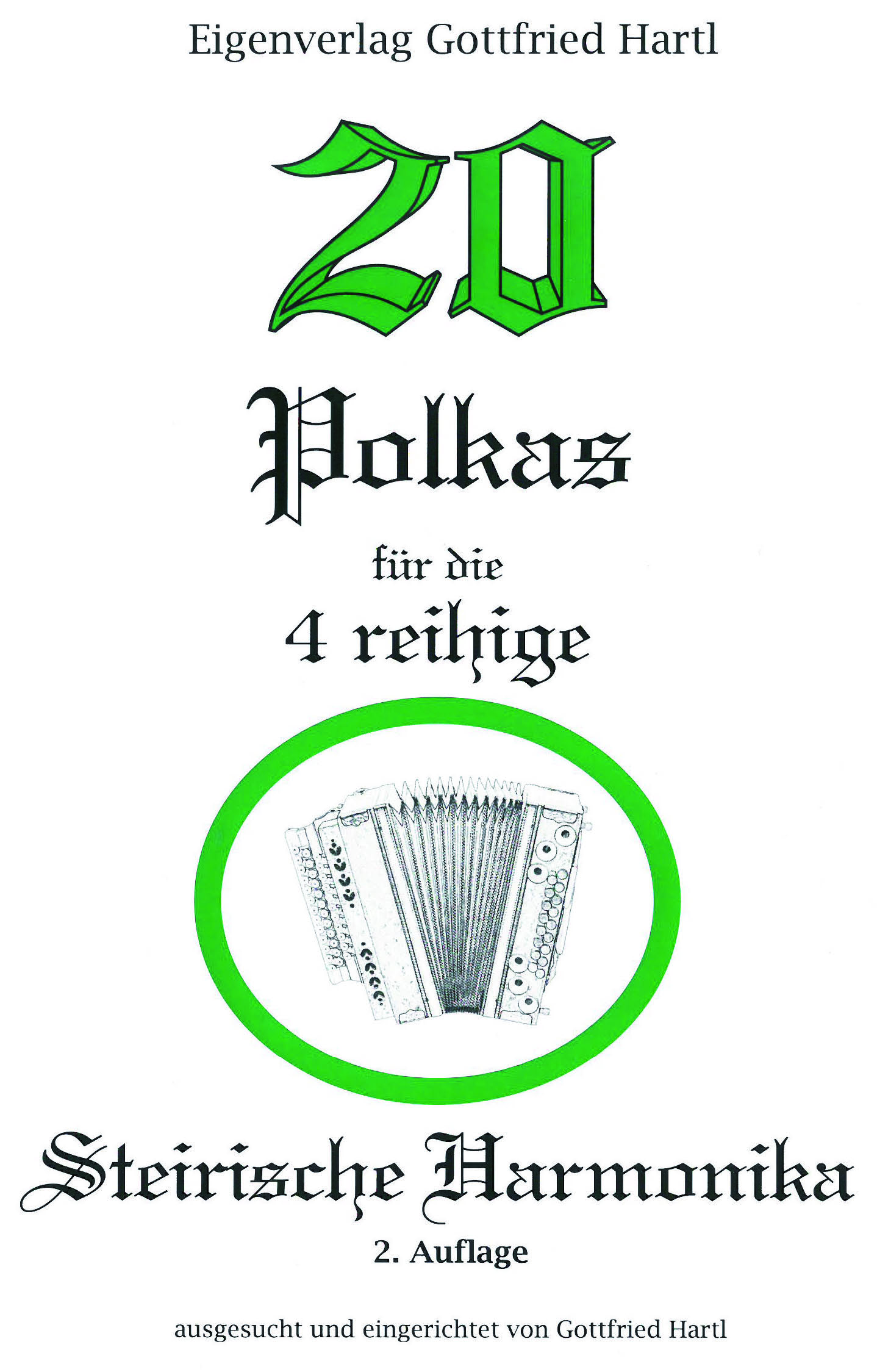 20 Polkas für die 4-reihige Steirische Harmonika