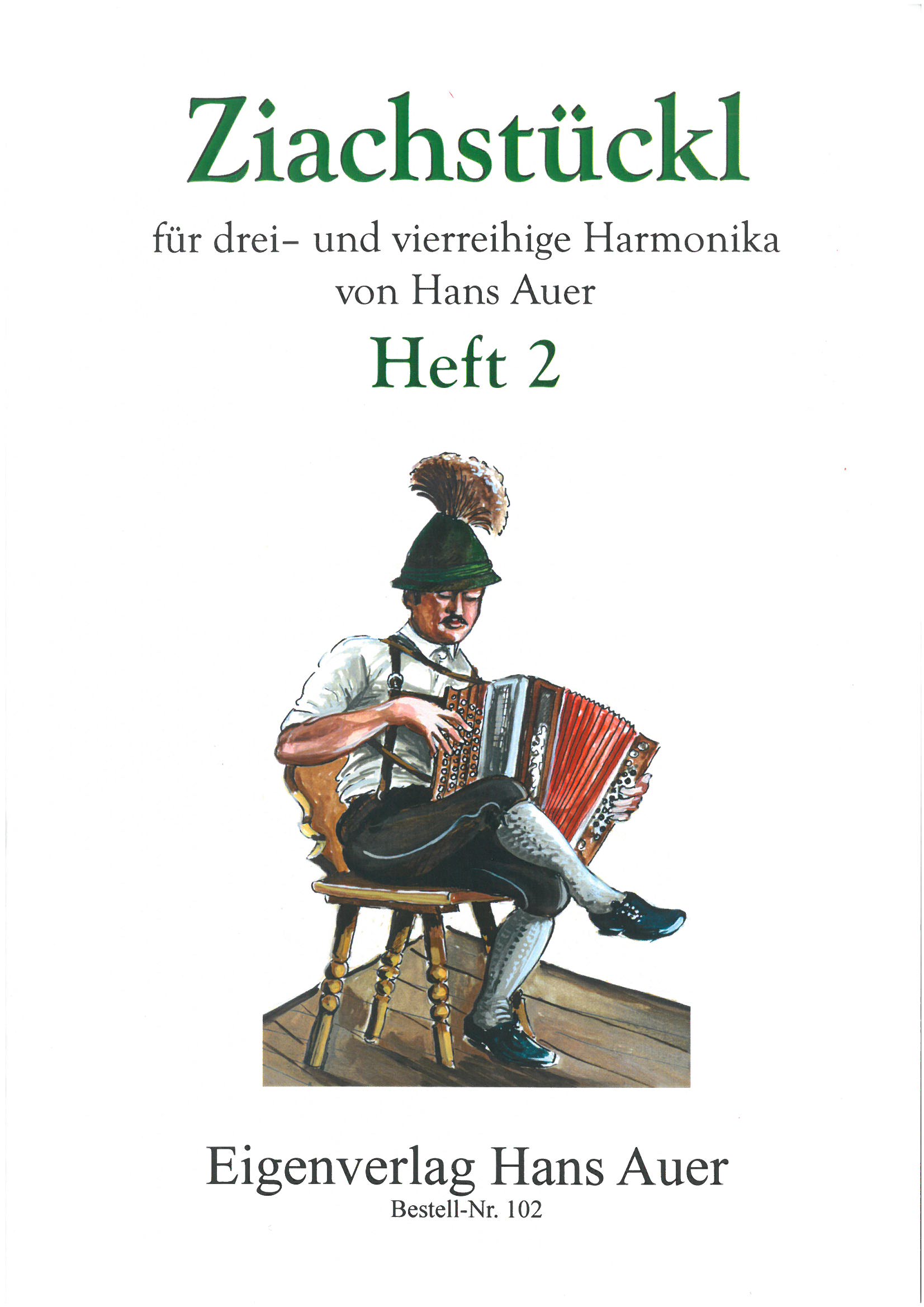 Ziachstückl für drei- und vierreihige Harmonika
