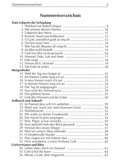 Gott ist mit uns unterwegs - Direktion