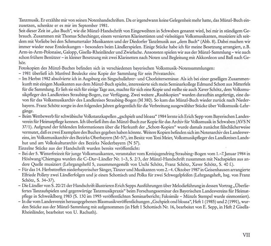 Ländlerbuch für Max Münzl
