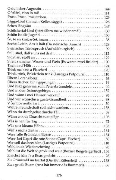 Singen im Buschenschrank