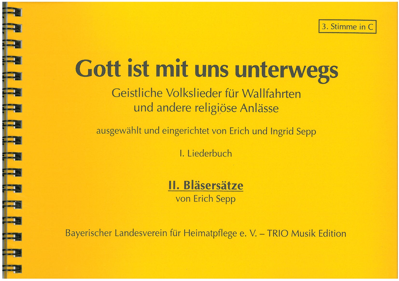 Gott ist mit uns unterwegs - 3. Stimme in C