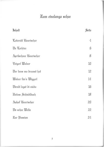 Zum einelanga schee, Folge 3